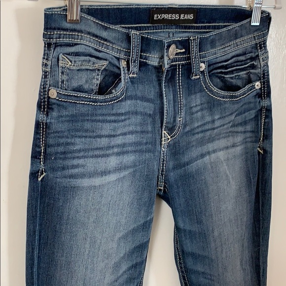 Blue jean leggings - Picture 2 of 3